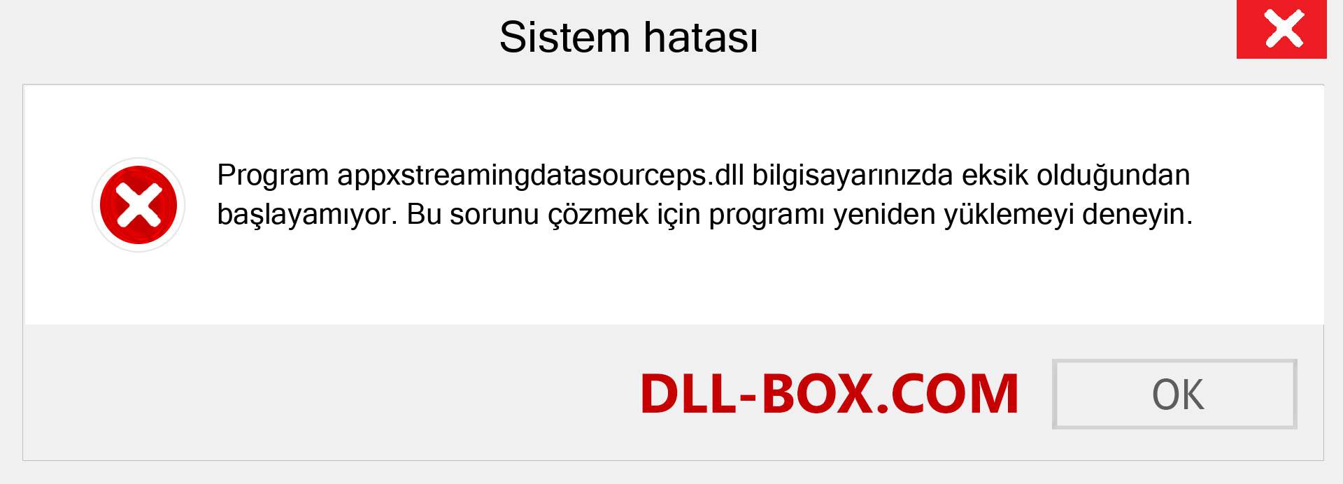 appxstreamingdatasourceps.dll dosyası eksik mi? Windows 7, 8, 10 için İndirin - Windows'ta appxstreamingdatasourceps dll Eksik Hatasını Düzeltin, fotoğraflar, resimler